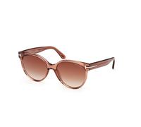 TOM FORD FT1311 TALLULAH-02 45F Woman Sunglasses Acetate Brown Brown Round Normal