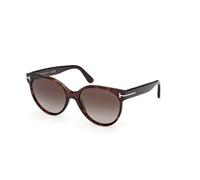 TOM FORD FT1311 TALLULAH-02 52B Woman Sunglasses Acetate Havana Smoke Round Normal