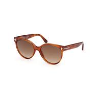 TOM FORD FT1311 TALLULAH-02 53F Woman Sunglasses Acetate Havana Brown Round Normal