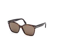 TOM FORD FT1312 IRIS-02 52H Woman Sunglasses Acetate Havana Brown Butterfly Polarized