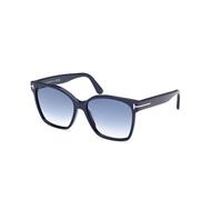 TOM FORD FT1312 IRIS-02 90W Woman Sunglasses Acetate Blue Blue Butterfly Normal