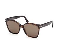 Tom Ford FT1312 IRIS-02 Polarized 52H Womenâs Sunglasses Tortoiseshell Size 56