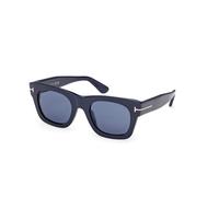 TOM FORD FT1314 EMMA-02 90V Woman Sunglasses Acetate Blue Blue Squared Normal