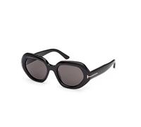 TOM FORD FT1317 APRIL-02 01A Woman Sunglasses Acetate Black Smoke Geometric Normal