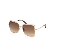 TOM FORD FT1319 TARA-02 30F Woman Sunglasses Metal Gold Brown Geometric Normal