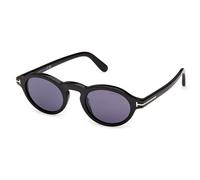 Tom Ford FT1332 ARISTOTELE-02 01V Men's Sunglasses Black Size 48