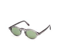 TOM FORD FT1332 ARISTOTELE-02 20N Man Sunglasses Acetate Grey Green Round Normal