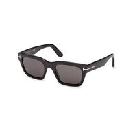 TOM FORD FT1333 ANDY-02 01A Man Sunglasses Acetate Black Smoke Squared Normal