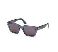 TOM FORD FT1333 ANDY-02 90A Man Sunglasses Acetate Blue Smoke Squared Normal