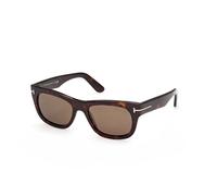 TOM FORD FT1334 MARSHALL-02 52H Man Sunglasses Acetate Havana Brown Squared Polarized