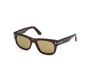 TOM FORD FT1334 MARSHALL-02 52N Man Sunglasses Acetate Havana Green Squared Normal