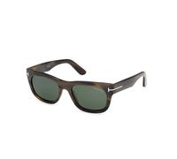 TOM FORD FT1334 MARSHALL-02 55N Man Sunglasses Acetate Havana Green Squared Normal
