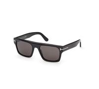 TOM FORD FT1337 CYRUS-02 01A Man Sunglasses Acetate Black Smoke Squared Normal
