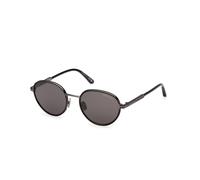 TOM FORD FT1339 JET-02 01A Unisex Sunglasses Metal Black Smoke Round Normal