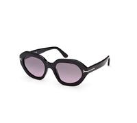 TOM FORD FT1341 MERYL-02 01B Woman Sunglasses Acetate Black Smoke Geometric Normal