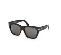 TOM FORD FT1343 FLYNN-02 01D Woman Sunglasses Acetate Black Smoke Butterfly Polarized