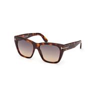 TOM FORD FT1343 FLYNN-02 53B Woman Sunglasses Acetate Havana Smoke Butterfly Normal