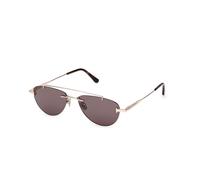 TOM FORD FT1356 ASTOR-02 28A Unisex Sunglasses Metal Gold Smoke Pilot Normal