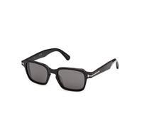 TOM FORD FT1359 EZRA-02 01A Man Sunglasses Acetate Black Smoke Squared Normal