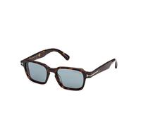 TOM FORD FT1359 EZRA-02 52V Man Sunglasses Acetate Havana Blue Squared Normal