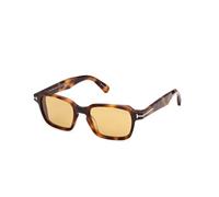 TOM FORD FT1359 EZRA-02 53E Man Sunglasses Acetate Havana Brown Squared Normal