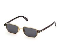 TOM FORD FT1360 LIAM-02 30A Man Sunglasses Metal Gold Smoke Squared Normal
