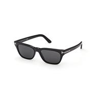 TOM FORD Unisex FT1362 PENN-02 01A Sunglasses Acetate Black Smoke Squared Normal