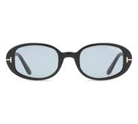 TOM FORD FT1364 IGGY 01A Woman Sunglasses Acetate Black Smoke Round Normal