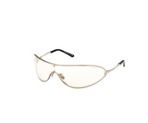 TOM FORD FT1396 BRADY-02 32C Unisex Sunglasses Metal Gold Smoke Mask Normal