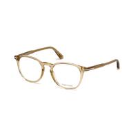 TOM FORD FT5401 045 Unisex Optical frames Acetate Brown Round Normal