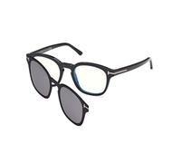 TOM FORD FT5532-B 01D Man Optical frames Acetate Black Smoke Round Polarized