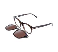 Tom Ford FT5532-B with Clip-On 52E Blue-Light Block Men New Eyeglasses