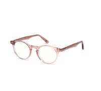 TOM FORD FT5557-B 072 Unisex Optical frames Acetate Pink Round Normal
