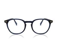 Tom Ford FT5583-B Blue-Light Block 090 Men's Eyeglasses Blue Size 52 (Frame Only) - Blue Light Block Available