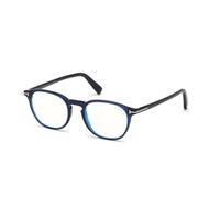 TOM FORD FT5583-B 090 Unisex Optical frames Acetate Blue Geometric Normal
