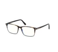 TOM FORD FT5584-B 056 Man Optical frames Acetate Havana Squared Anti-blue light