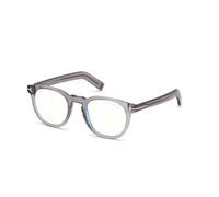TOM FORD FT5629 020 Man Optical frames Acetate Grey Round Anti-blue light
