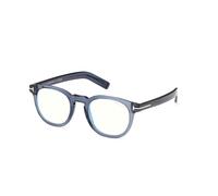 TOM FORD FT5629-B 090 Man Optical frames Acetate Blue Round Normal