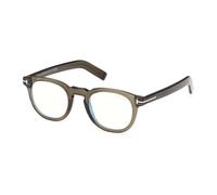 TOM FORD FT5629-B 096 Man Optical frames Acetate Green Round Normal