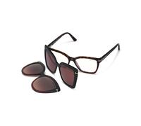 TOM FORD FT5641-B 054 Woman Optical frames Acetate Havana Squared Normal