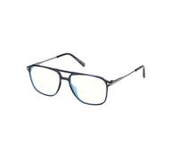 TOM FORD FT5665-B 090 Man Optical frames Injected Blue Squared Normal