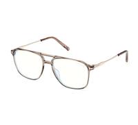 Tom Ford FT5665-B Men's Glasses, Brown, Size 54