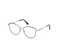 TOM FORD FT5667-B 005 Woman Optical frames Metal Black Cat Eye Normal Blue anti light - for PC