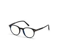 TOM FORD FT5695-B 001 Man Optical frames Acetate Black Round Normal