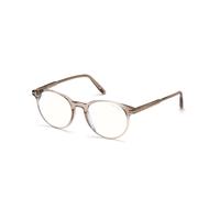 TOM FORD FT5695-B 045 Man Optical frames Acetate Brown Round Normal Blue anti light - for PC