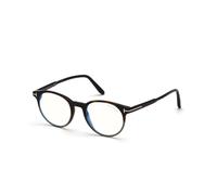 TOM FORD FT5695-B 056 Man Optical frames Acetate Havana Round Normal Blue anti light - for PC