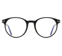 TOM FORD FT5695-B 1 Man Optical frames Acetate Black Round Normal
