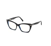 TOM FORD FT5709-B 001 Woman Optical frames Acetate Black Cat Eye Normal