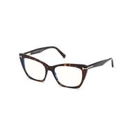 TOM FORD FT5709-B 052 Woman Optical frames Acetate Havana Cat Eye Normal
