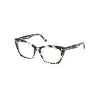 TOM FORD FT5709-B 56A Woman Optical frames Acetate Havana Cat Eye Normal